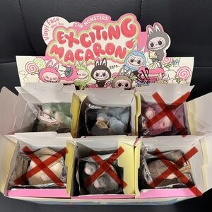 COPY - REAL AUTHENTIC POPMART EXCITING MACARON LABUBUS (CLOTH TAG)